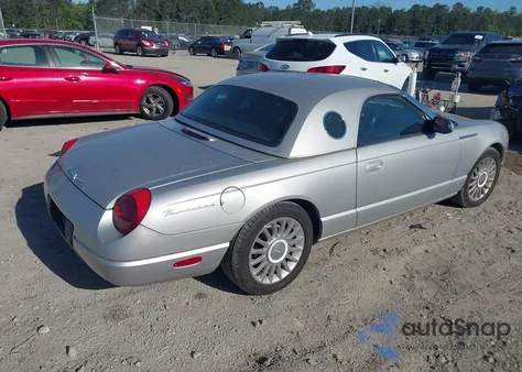 2005 Ford Thunderbird 50Th Anniversary из США, поврежденный, VIN 1FAHP60A65Y103500
